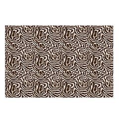 Brown Beige Snake Pattern Belt Pouch Bag (Small) from ArtsNow.com Loop