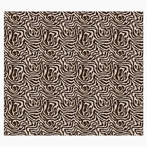 Brown Beige Snake Pattern Roll Up Canvas Pencil Holder (S) from ArtsNow.com Front