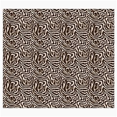 Brown Beige Snake Pattern Roll Up Canvas Pencil Holder (S) from ArtsNow.com Front