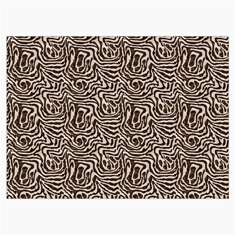 Brown Beige Snake Pattern Roll Up Canvas Pencil Holder (M) from ArtsNow.com Front