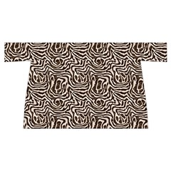 Brown Beige Snake Pattern Wristlet Pouch Bag (Small) from ArtsNow.com Back