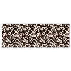 Brown Beige Snake Pattern Wristlet Pouch Bag (Small) from ArtsNow.com Bottom