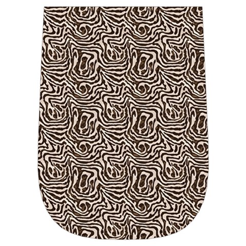 Brown Beige Snake Pattern Wristlet Pouch Bag (Small) from ArtsNow.com Right Side