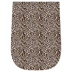 Brown Beige Snake Pattern Wristlet Pouch Bag (Small) from ArtsNow.com Right Side