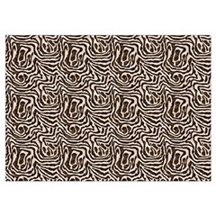 Brown Beige Snake Pattern Wristlet Pouch Bag (Small) from ArtsNow.com Belt Loop