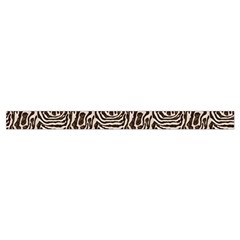 Brown Beige Snake Pattern Wristlet Pouch Bag (Small) from ArtsNow.com Strap Inside
