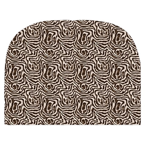 Brown Beige Snake Pattern Make Up Case (Medium) from ArtsNow.com Back