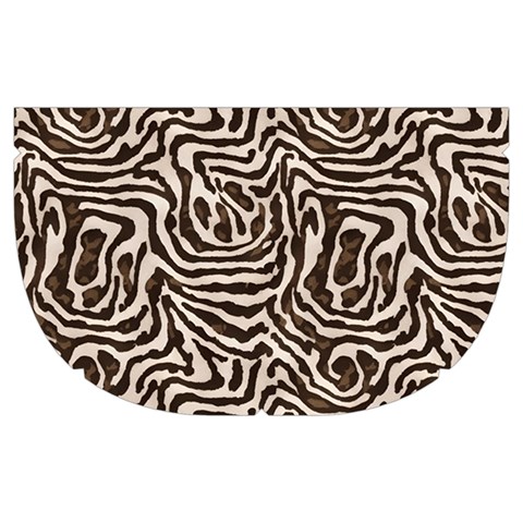 Brown Beige Snake Pattern Make Up Case (Medium) from ArtsNow.com Side Right