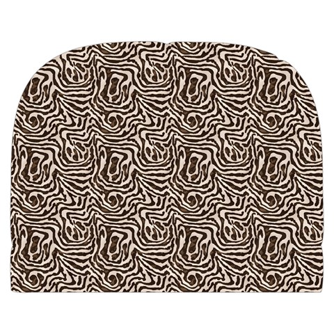 Brown Beige Snake Pattern Make Up Case (Large) from ArtsNow.com Front