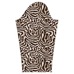 Brown Beige Snake Pattern Kids  Midi Sailor Dress from ArtsNow.com Sleeve Right