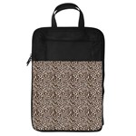 Brown Beige Snake Pattern Foldable Shoe Storage Bag