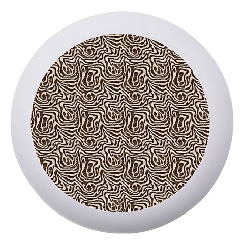 Brown Beige Snake Pattern Dento Box with Mirror from ArtsNow.com Front