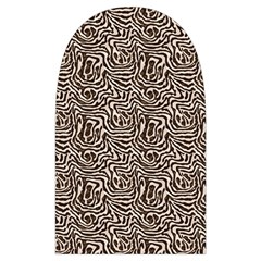 Brown Beige Snake Pattern Microwave Oven Glove from ArtsNow.com Back