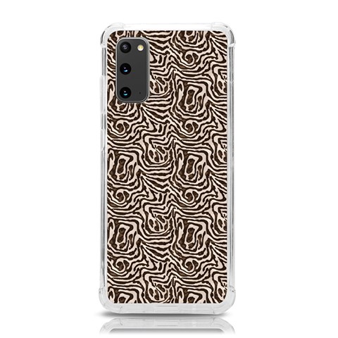 Brown Beige Snake Pattern Samsung Galaxy S20 6.2 Inch TPU UV Case from ArtsNow.com Front