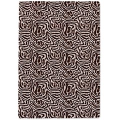 Brown Beige Snake Pattern A4 Acrylic Clipboard from ArtsNow.com Back