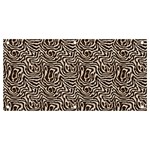 Brown Beige Snake Pattern Banner and Sign 4  x 2 
