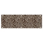 Brown Beige Snake Pattern Banner and Sign 6  x 2 