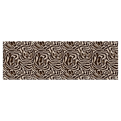 Brown Beige Snake Pattern Banner and Sign 12  x 4  from ArtsNow.com Front