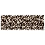 Brown Beige Snake Pattern Banner and Sign 12  x 4 