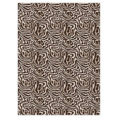 Brown Beige Snake Pattern Playing Cards Single Design (Rectangle) with Custom Box from ArtsNow.com Card