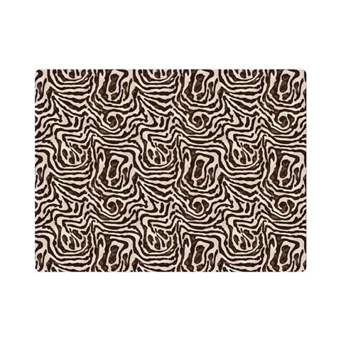 Brown Beige Snake Pattern 35  x 27  Premium Plush Fleece Blanket (Mini) from ArtsNow.com 35 x27  Blanket Front