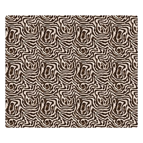 Brown Beige Snake Pattern 50  x 40  Premium Plush Fleece Blanket (Small) from ArtsNow.com 50 x40  Blanket Front
