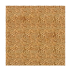 Brown Beige Snake Pattern Bamboo Coaster Set from ArtsNow.com Coaster 3