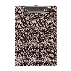 Brown Beige Snake Pattern A5 Acrylic Clipboard from ArtsNow.com Front