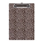 Brown Beige Snake Pattern A5 Acrylic Clipboard