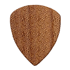 Brown Beige Snake Pattern Guitar Shape Wood Guitar Pick Holder Case And Picks Set from ArtsNow.com Pick