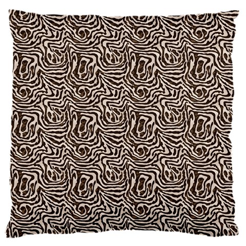 Brown Beige Snake Pattern 16  Baby Flannel Cushion Case (Two Sides) from ArtsNow.com Front