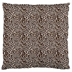 Brown Beige Snake Pattern 16  Baby Flannel Cushion Case (Two Sides) from ArtsNow.com Front