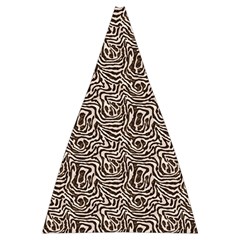 Brown Beige Snake Pattern Automatic Folding Umbrella with Case (Large) from ArtsNow.com 13.71 x19.92  Umbrella - 2