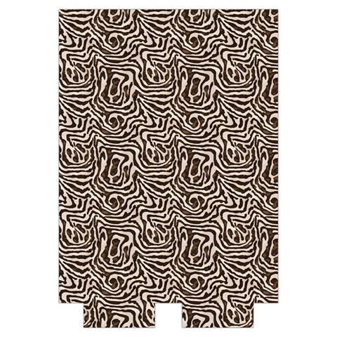 Brown Beige Snake Pattern Automatic Folding Umbrella with Case (Large) from ArtsNow.com Case