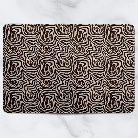 Brown Beige Snake Pattern Microfiber PU Leather Passport Holder from ArtsNow.com Full