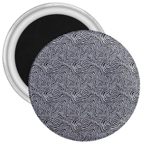 Dark Grey Snake 3  Magnets from ArtsNow.com Front