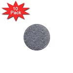 Dark Grey Snake 1  Mini Magnet (10 pack) 