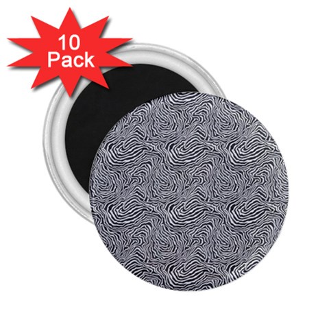Dark Grey Snake 2.25  Magnets (10 pack)  from ArtsNow.com Front