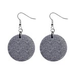 Dark Grey Snake Mini Button Earrings