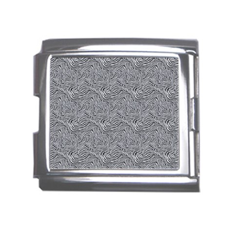 Dark Grey Snake Mega Link Italian Charm (18mm) from ArtsNow.com Front
