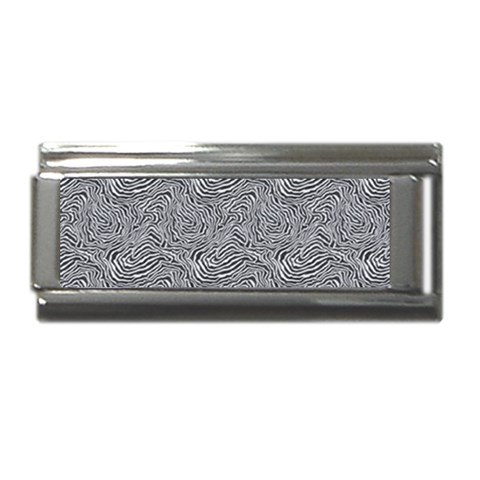 Dark Grey Snake Superlink Italian Charm (9mm) from ArtsNow.com Front