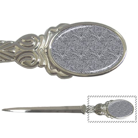 Dark Grey Snake Letter Opener from ArtsNow.com Front