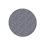 Dark Grey Snake Rubber Coaster (Round)