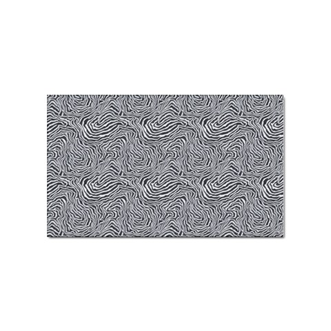 Dark Grey Snake Sticker (Rectangular) from ArtsNow.com Front