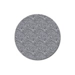 Dark Grey Snake Magnet 3  (Round)