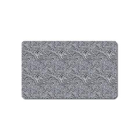 Dark Grey Snake Magnet (Name Card) from ArtsNow.com Front