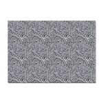 Dark Grey Snake Sticker A4 (100 pack)