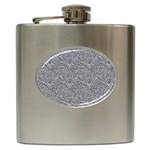Dark Grey Snake Hip Flask (6 oz)