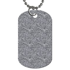 Dark Grey Snake Dog Tag (Two Sides) from ArtsNow.com Front