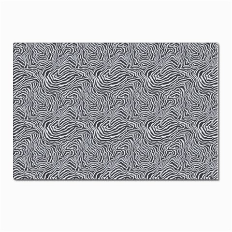 Dark Grey Snake Postcard 7  x 5  (Pkg of 10) from ArtsNow.com Front